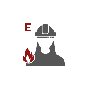 Curso para trabajadores sobre el equipo de emergencia contra incendios – Riesgo alto